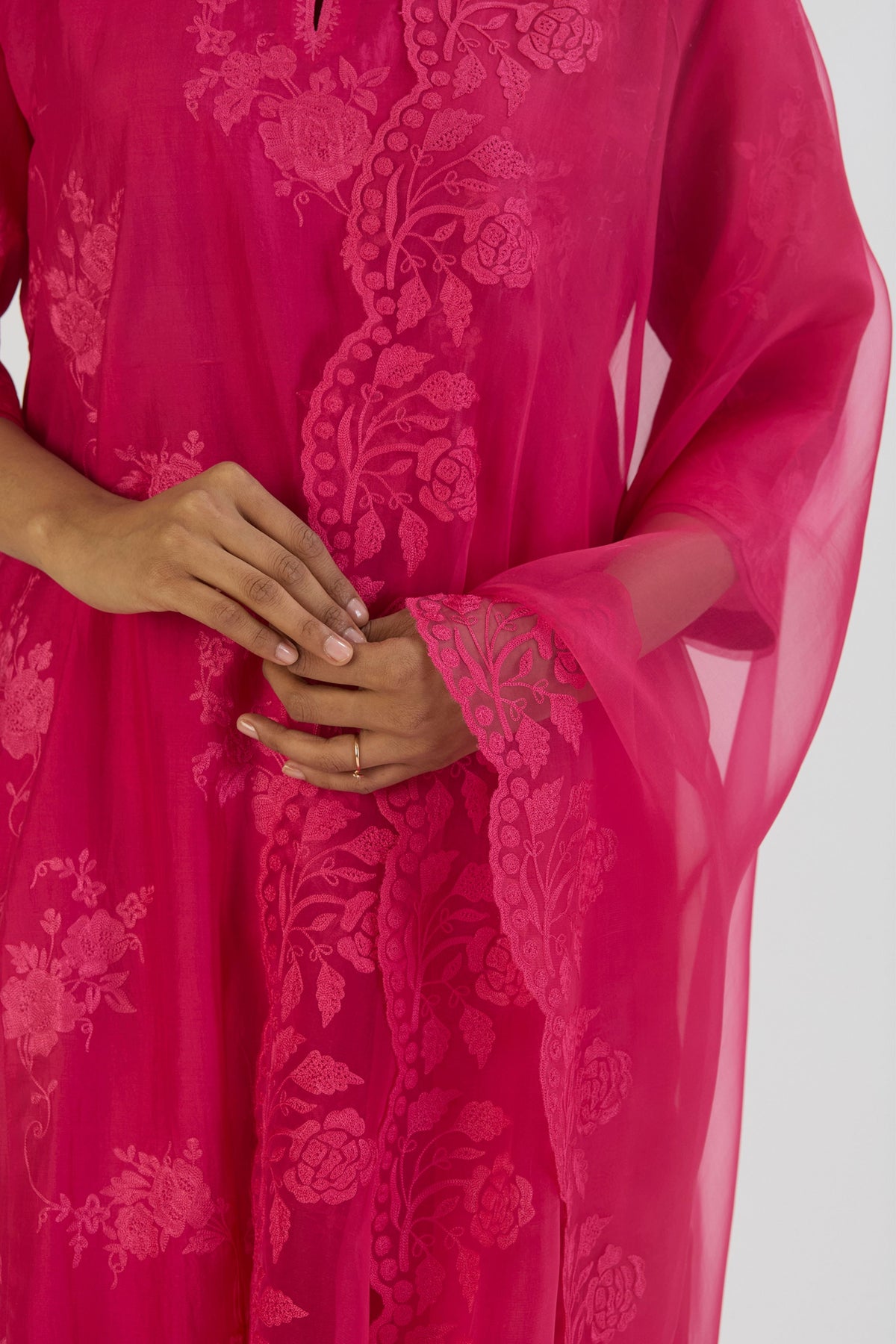 Fuschia Pink Udita Dupatta