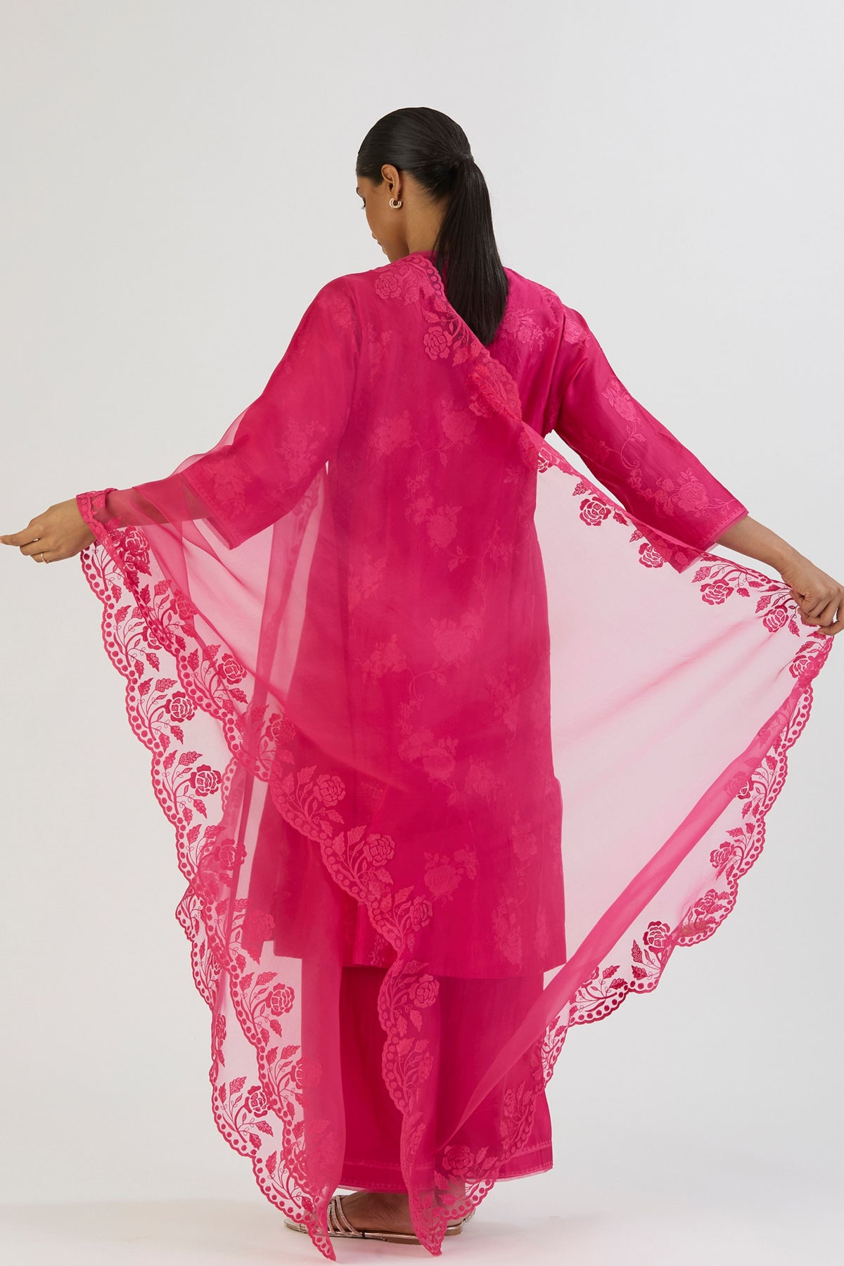 Fuschia Pink Udita Dupatta