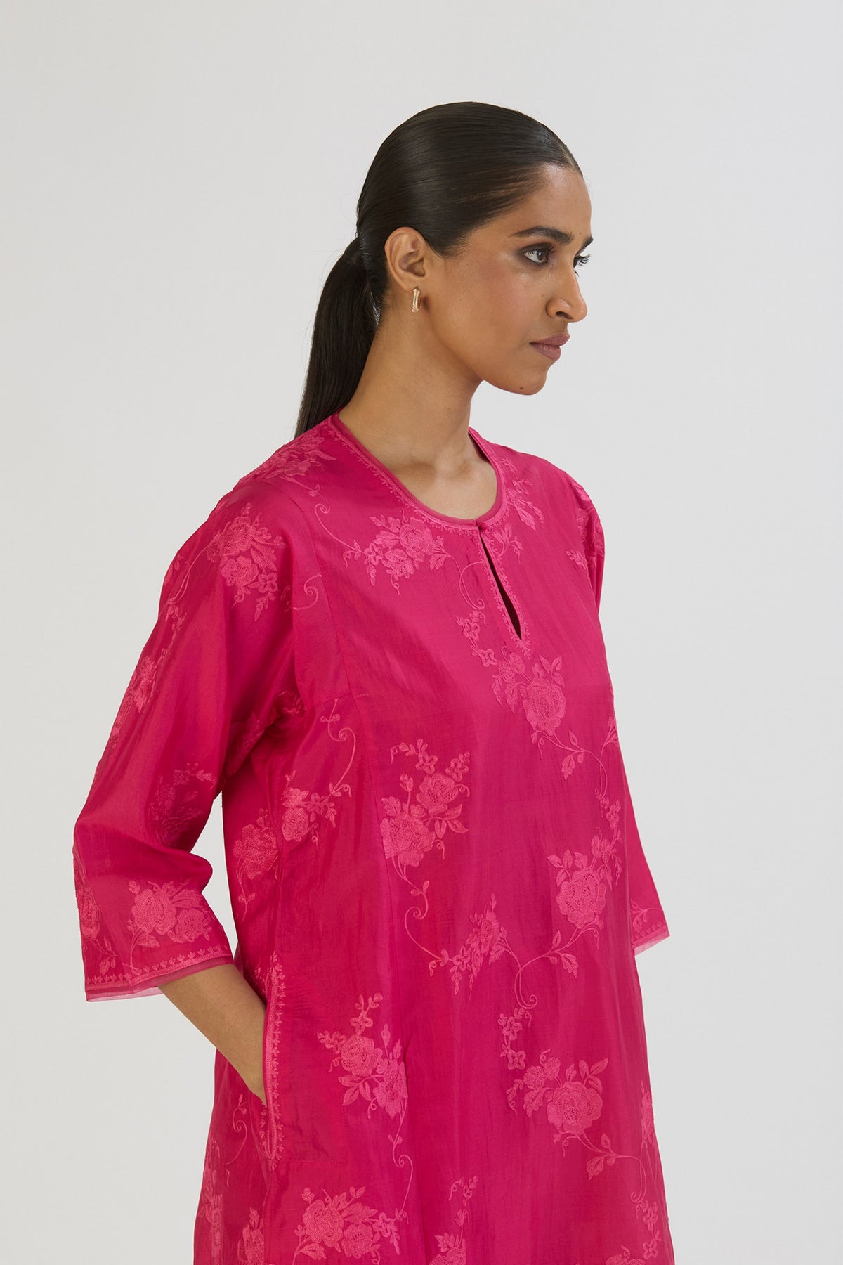 Fuschia Pink Udita Kurta Pant