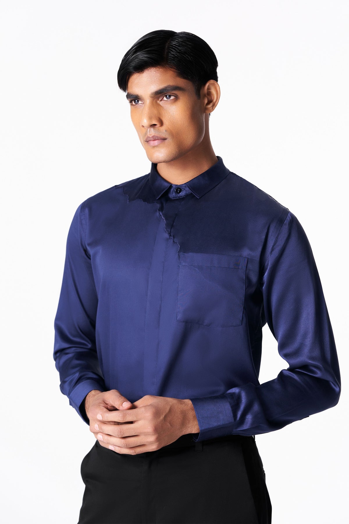 Midnight Blue Seamless Shirt