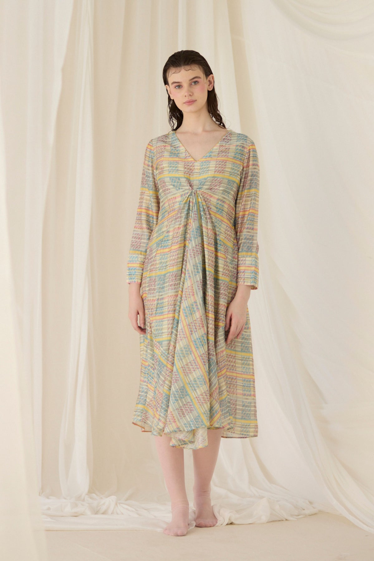 Ash Printed Kaftan Dress