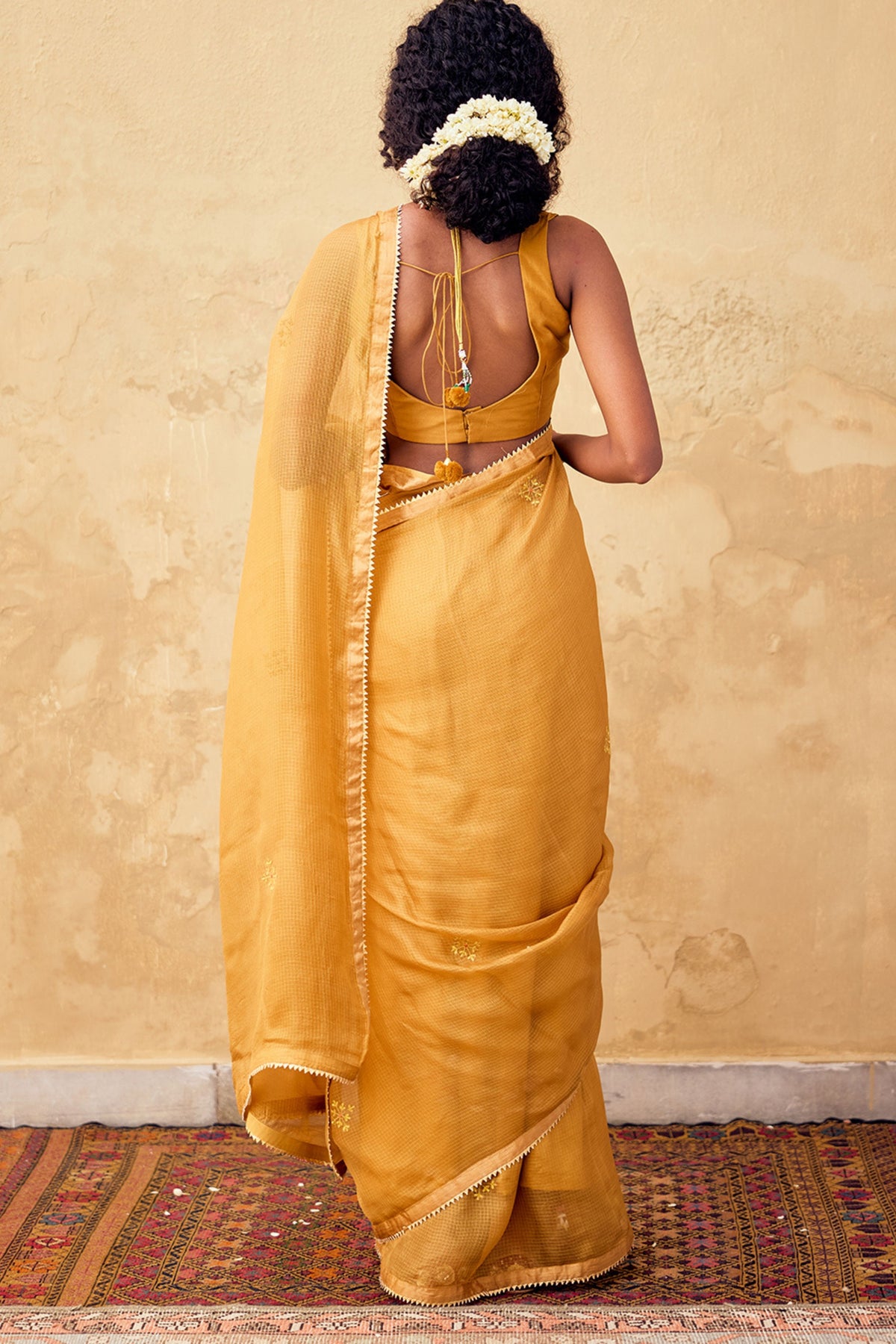 Dhoop Saree in Yellow