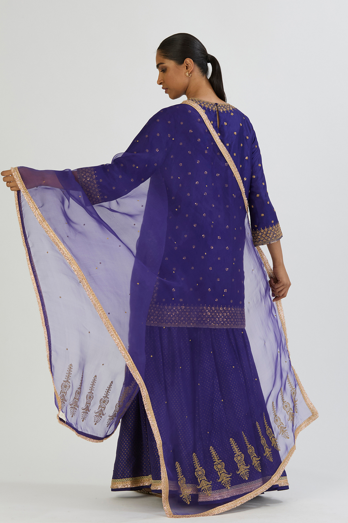 Blue Alam Dupatta