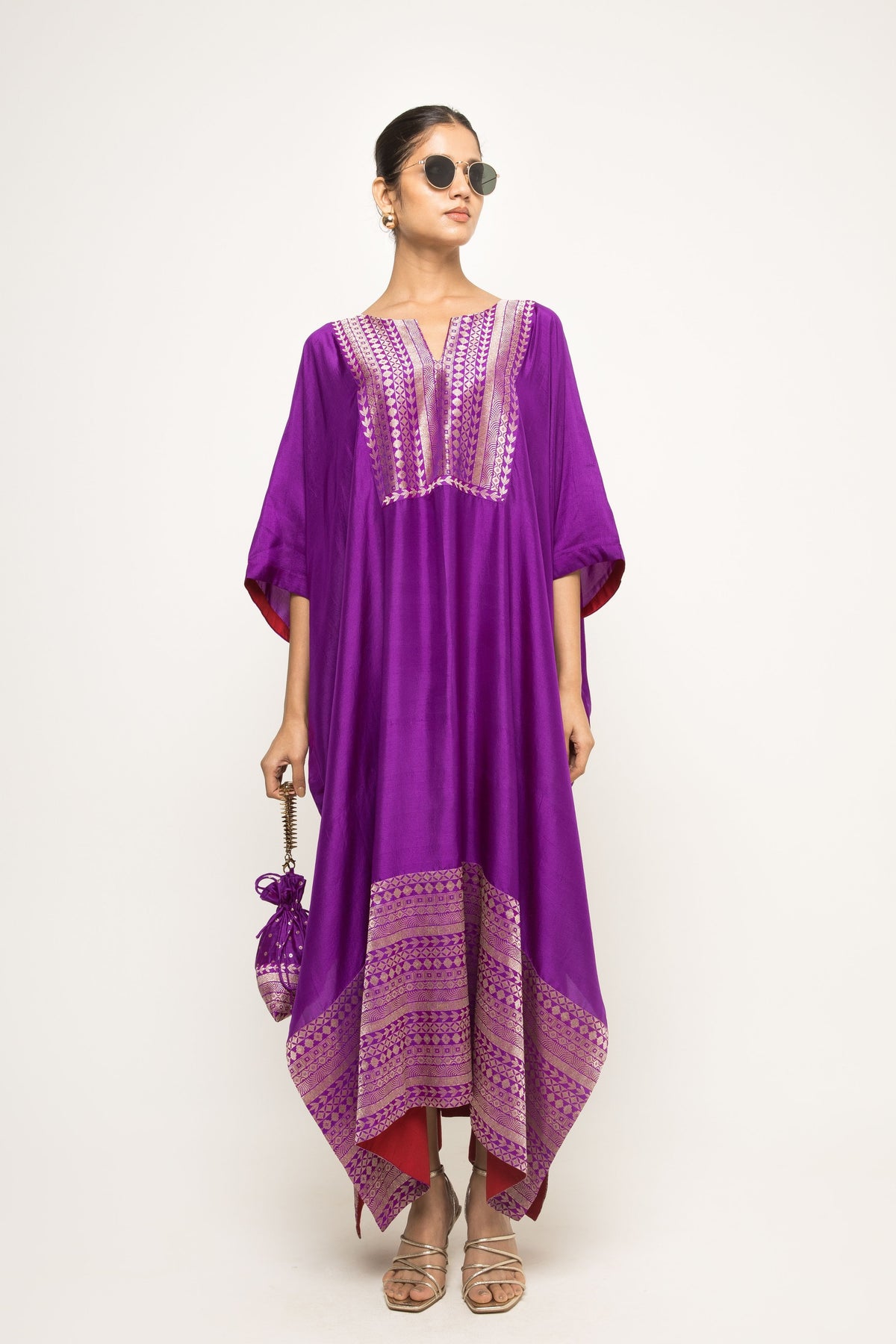 Siya Purple Pink Kaftan