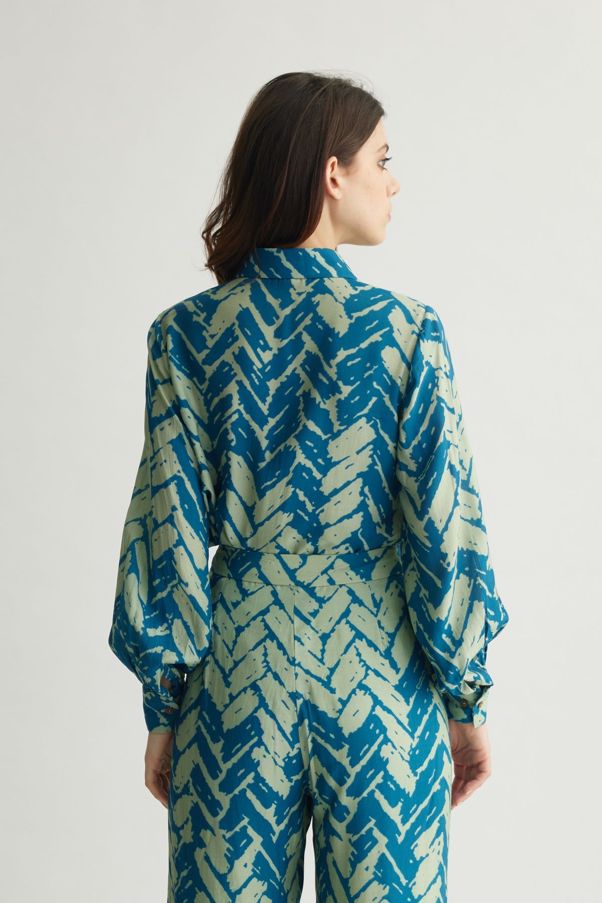 Blue Chevron Shirt