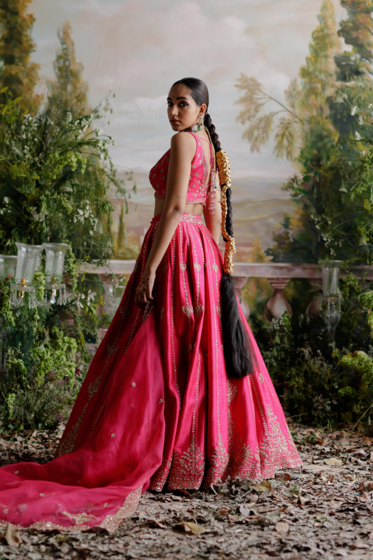 Hot Pink Lehenga Set