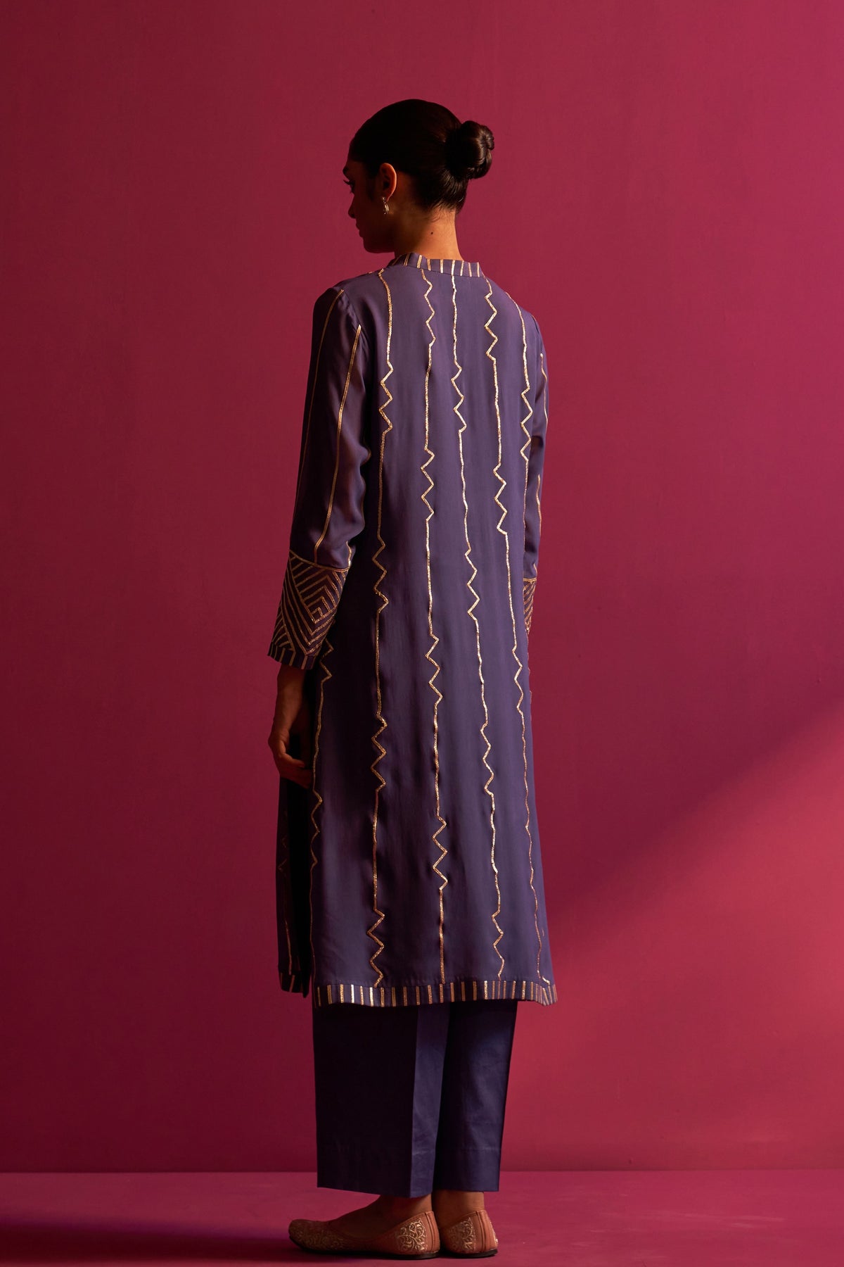 Mauve Gul Kurta Set