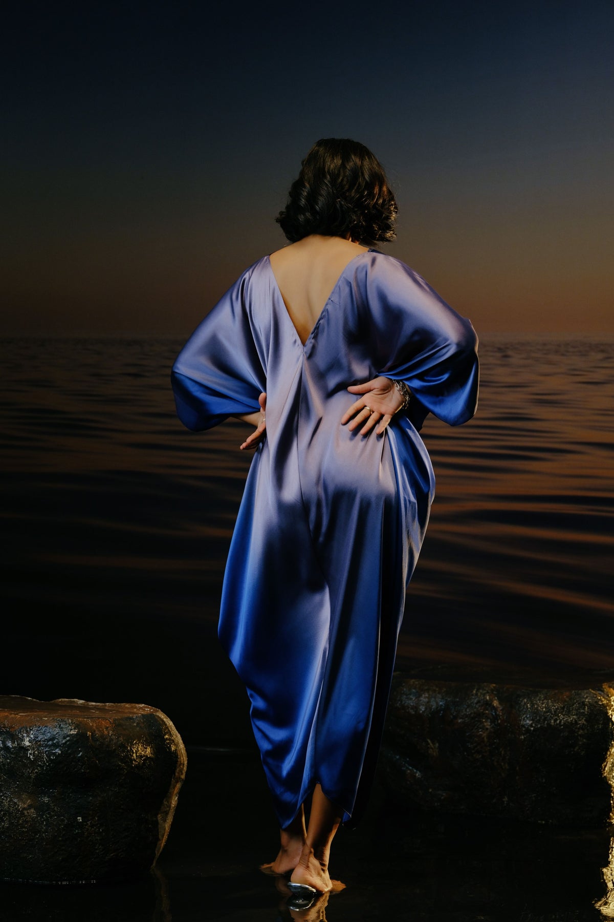 Mira Blue Kaftan