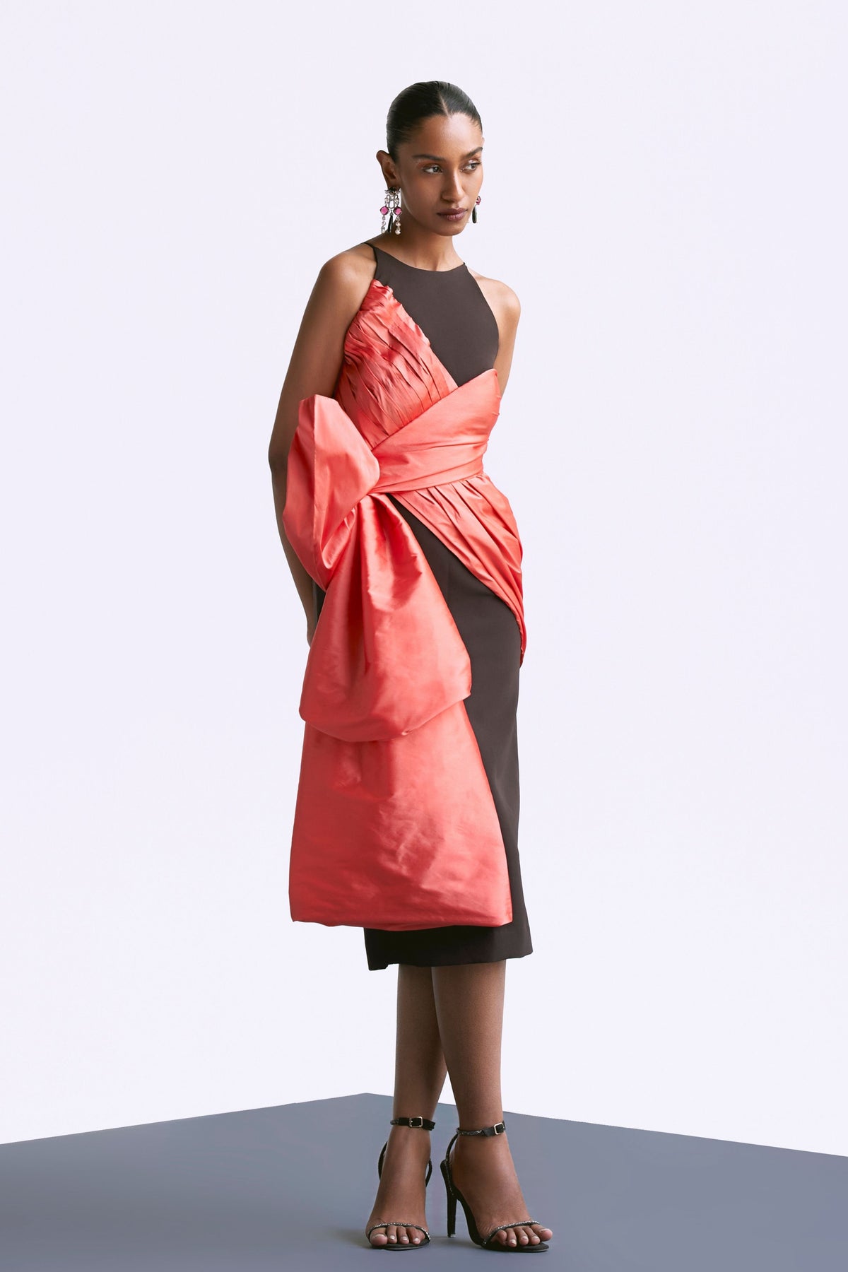 Fitted Draped Dress