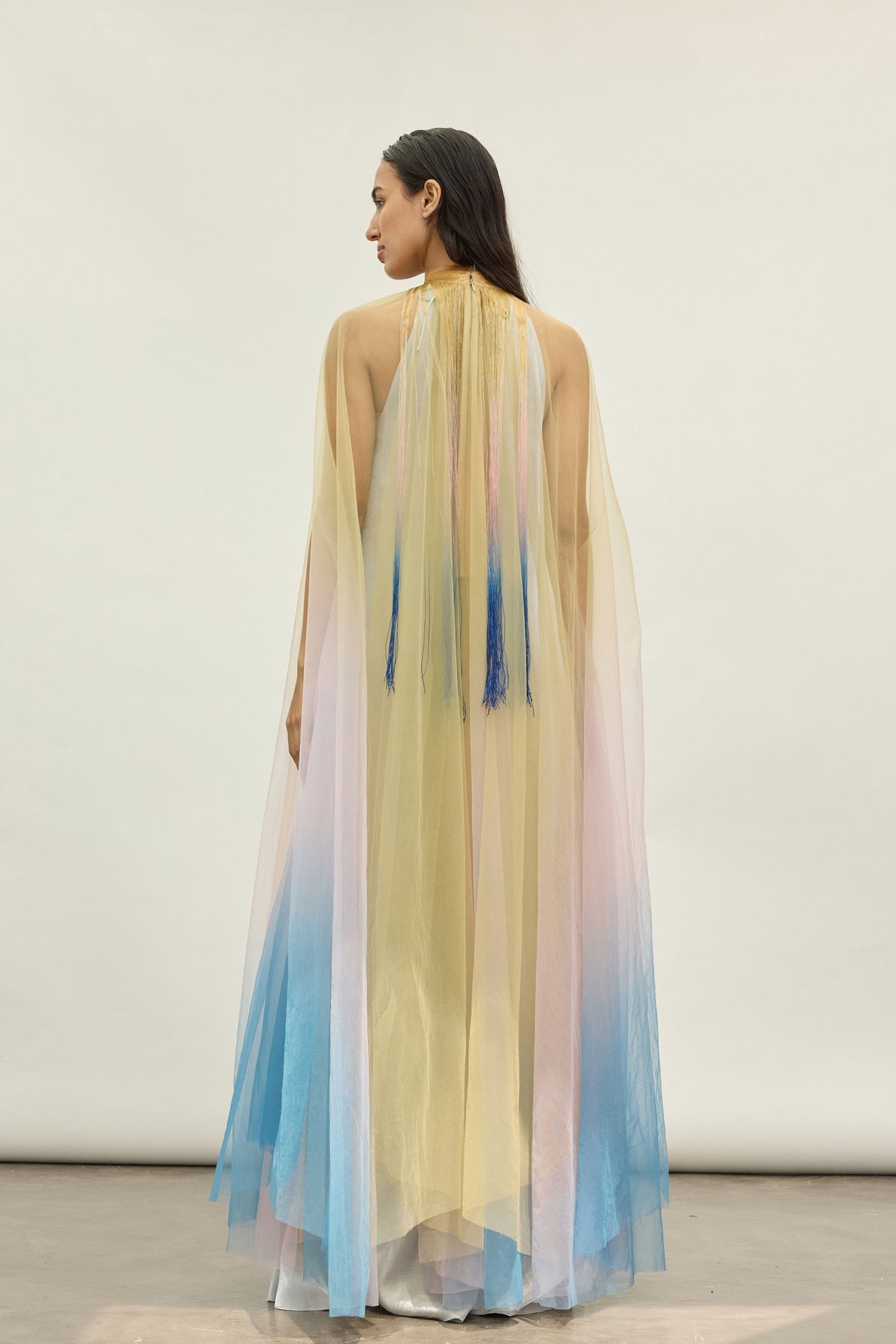 Ombre Tulle Kaftan