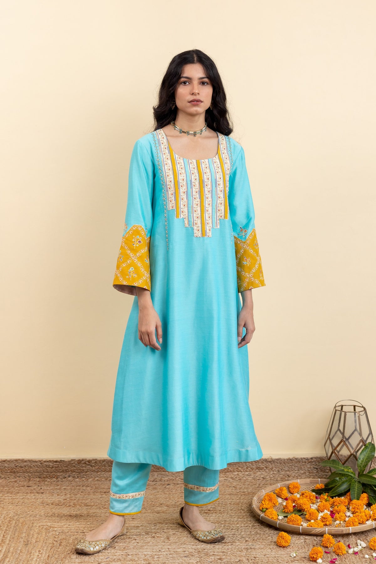 Blue Kira Kurta Set