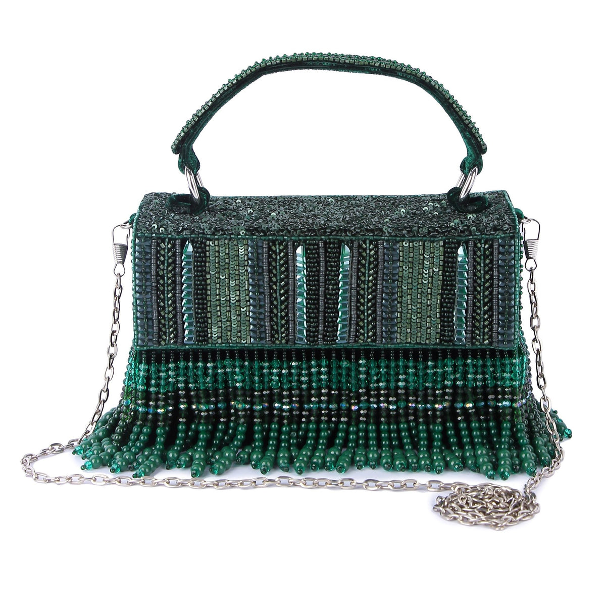 Divirina Green Clutch