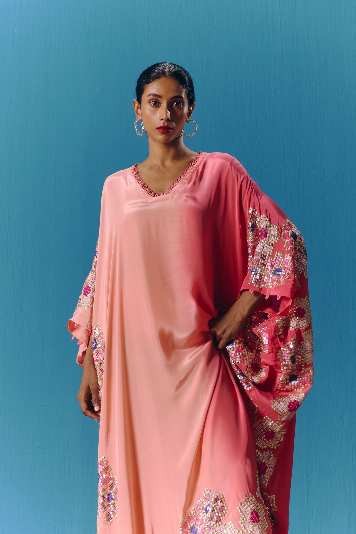 The Astral Pink Kaftan