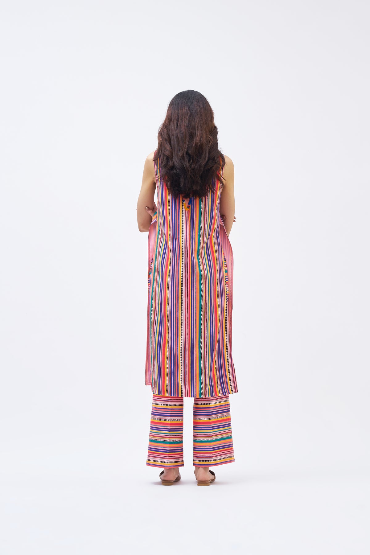 Charley Stripe Kurta Pant Set