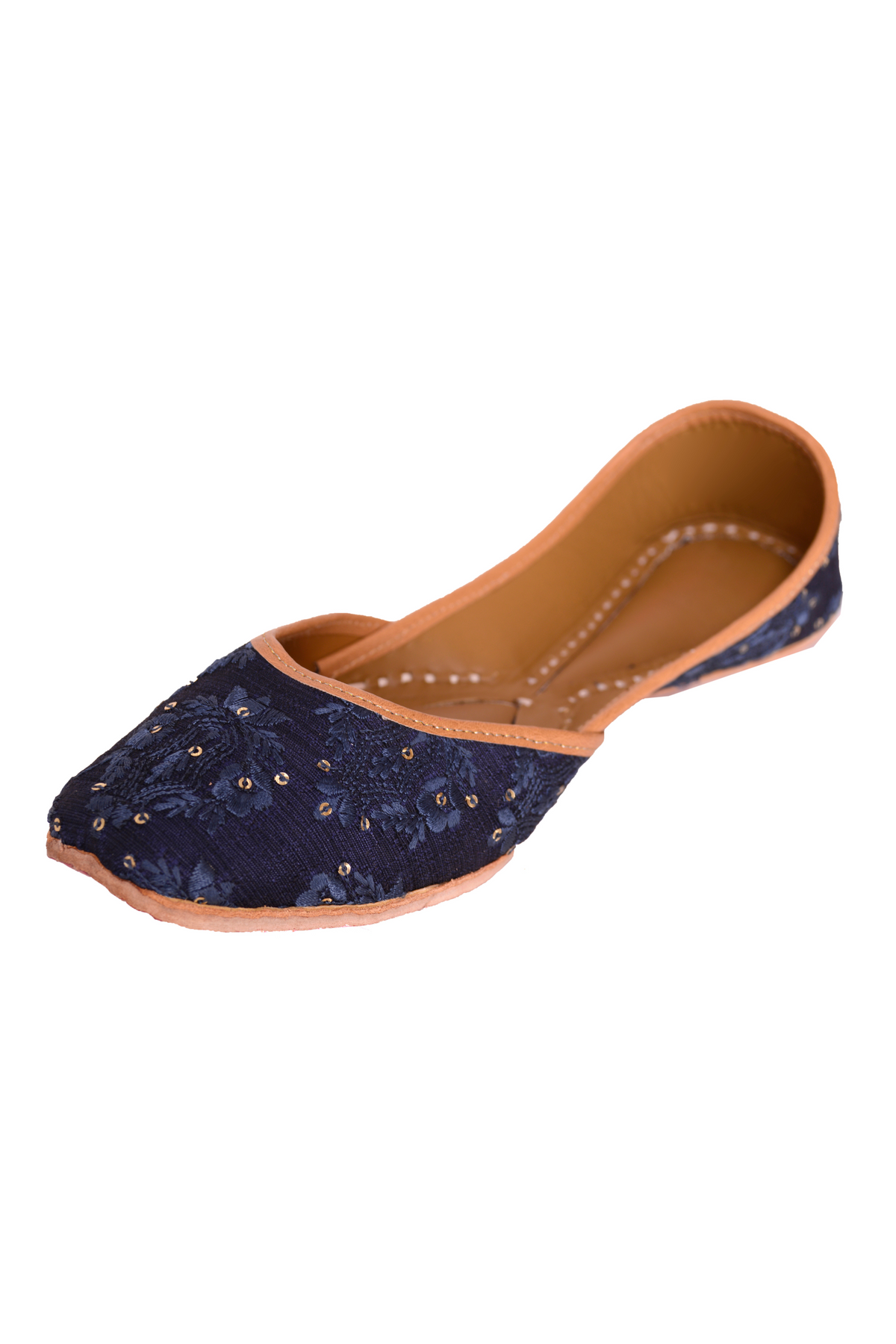 Nightfall navy blue jutti