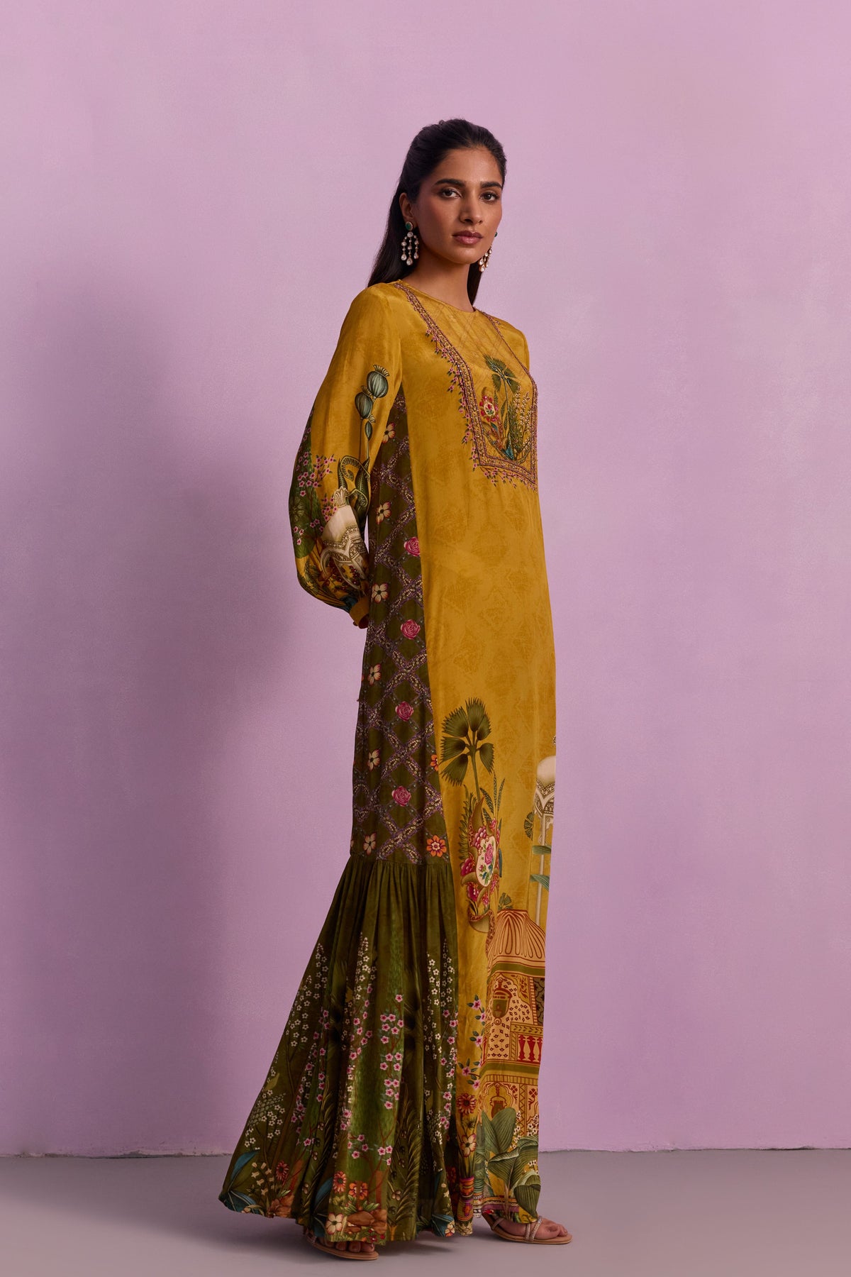 Mustard Naisa Dress