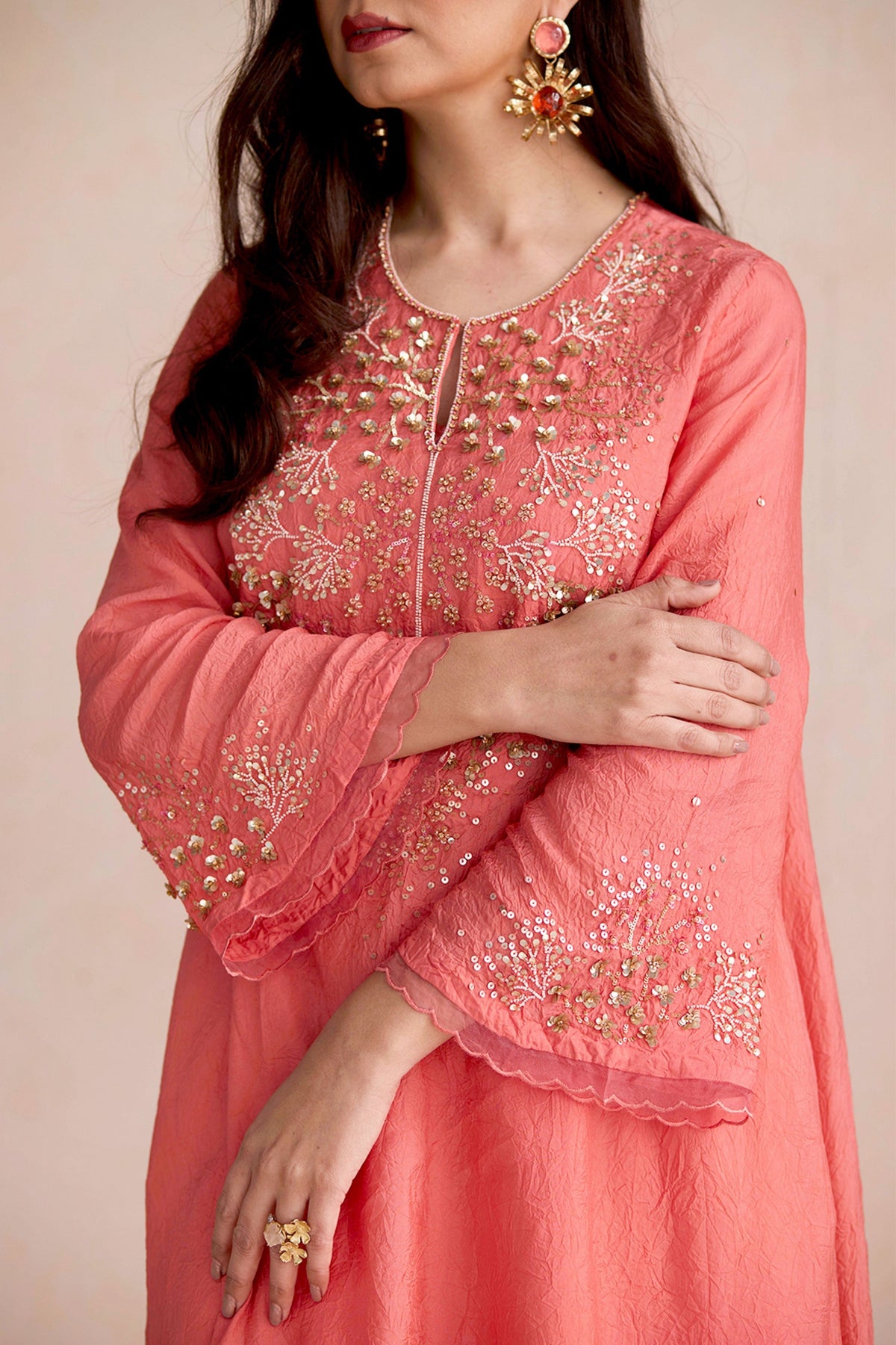 Coral Tunic Set