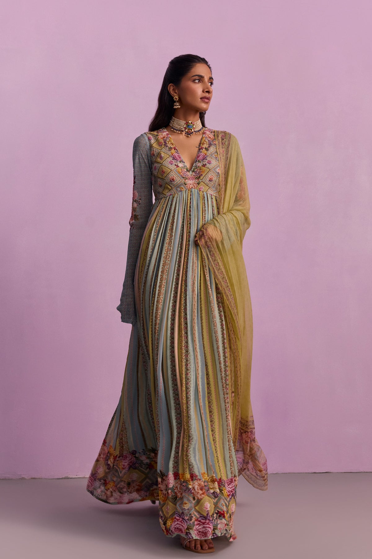 Riah Anarkali Set