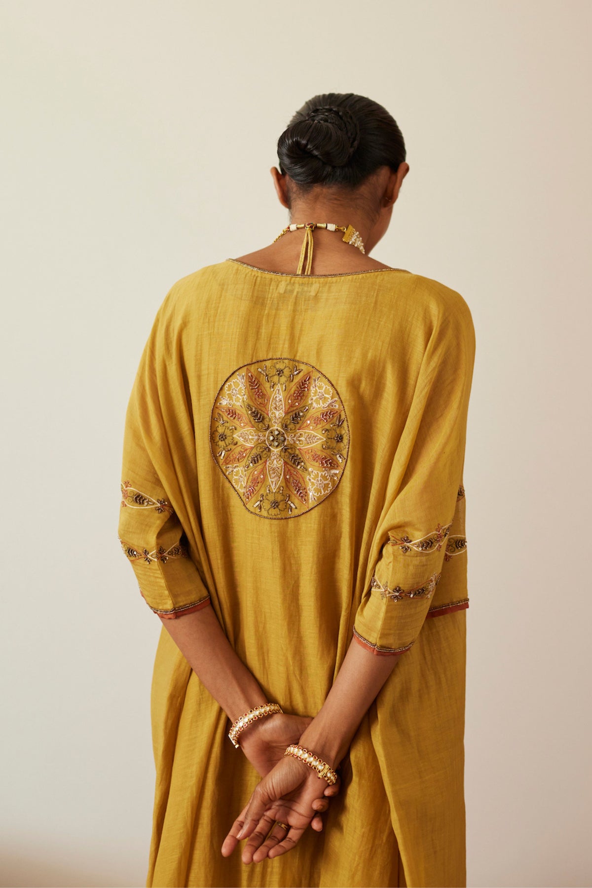 Yellow Uday Kaftan