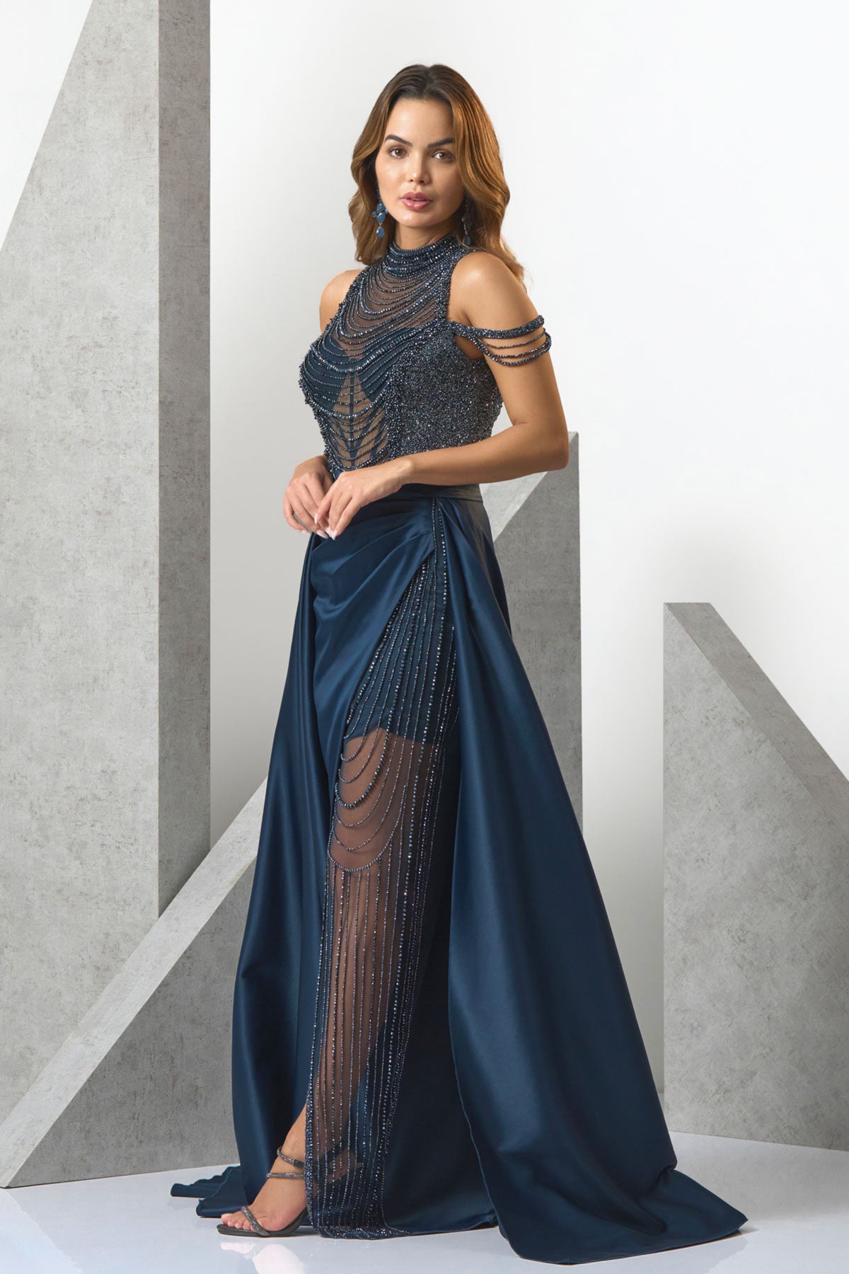 Beeri Pearl Princess Evening Gown