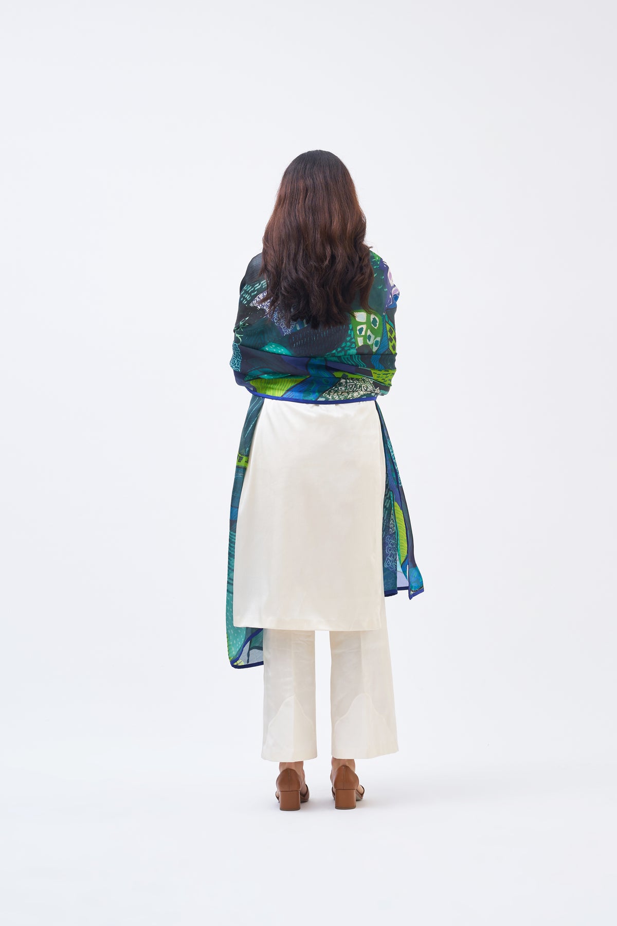 Torres Strait Forest Green Dupatta