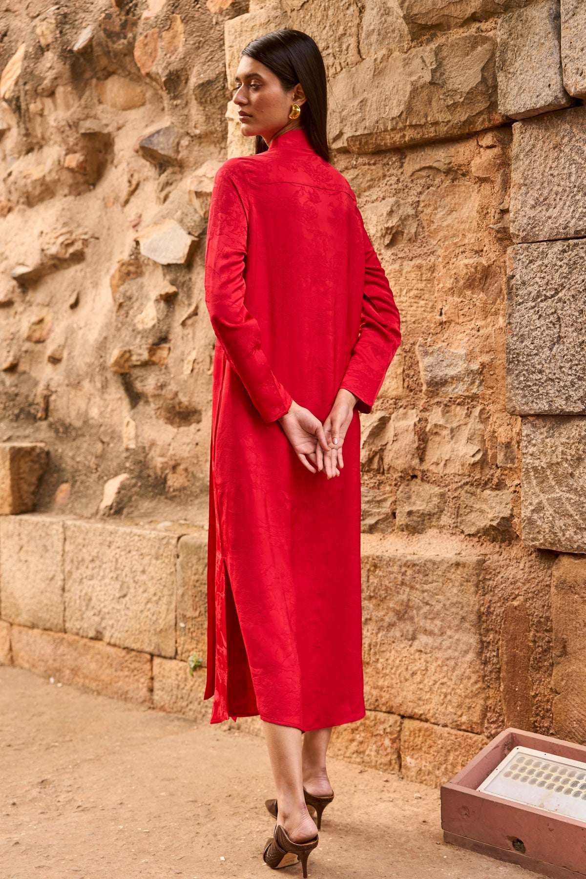 Red Shirt Dress