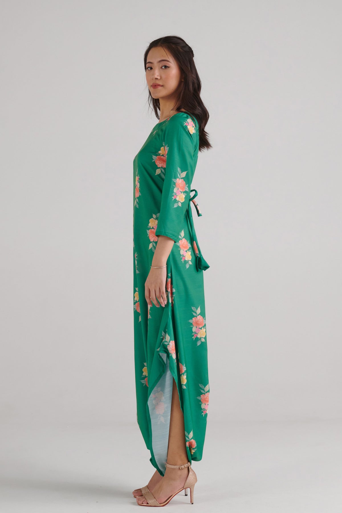 Jade Green Dhoti Jumpsuit