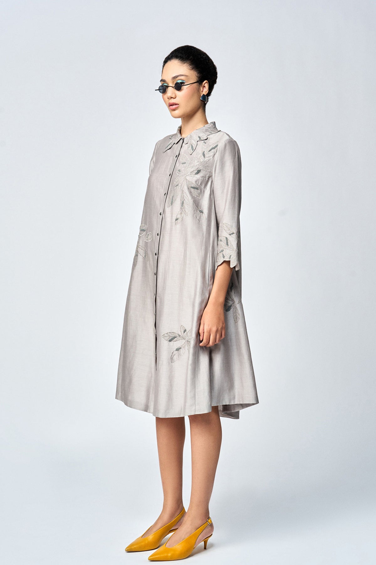 Grey Shirt Dress