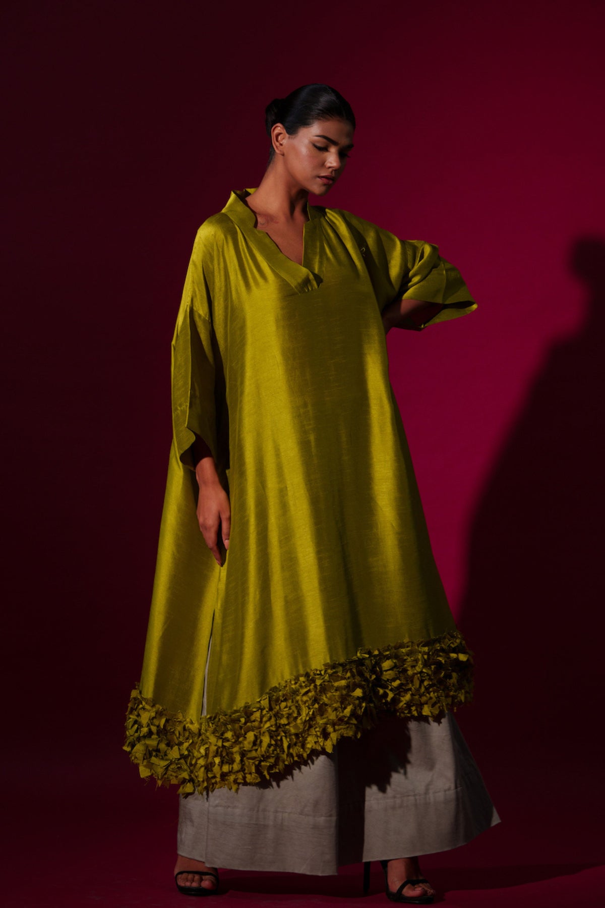 Flax Leaf Green Tunic