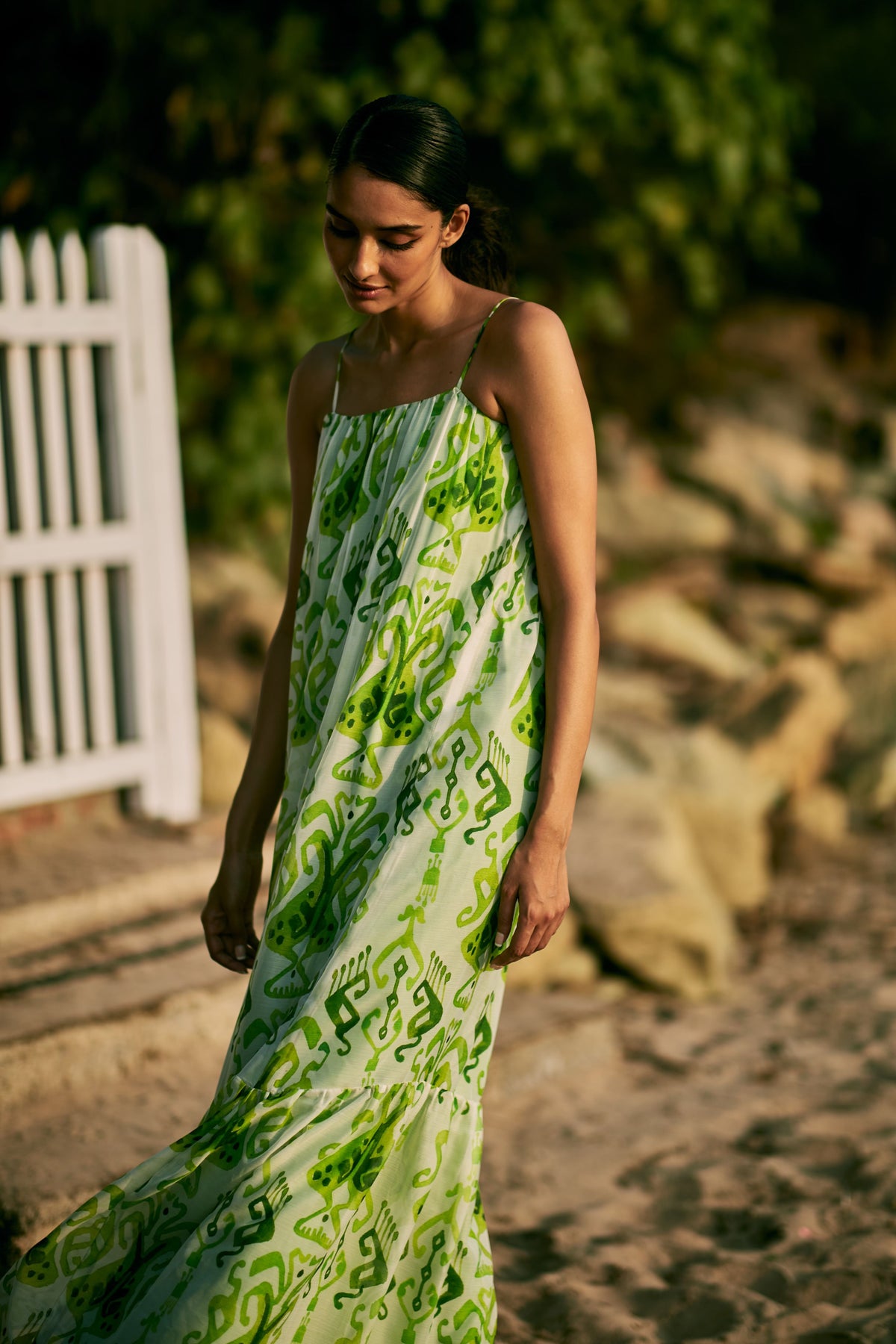 Lime Green Mirri Maxi