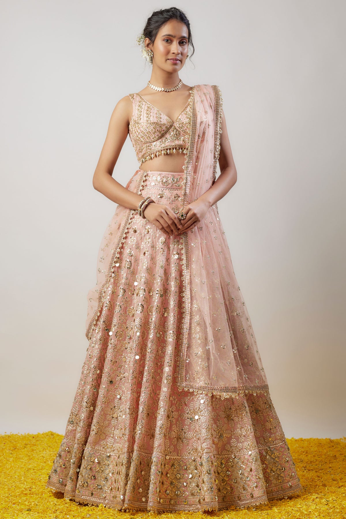 Rashmi Blush Pink Lehenga Set