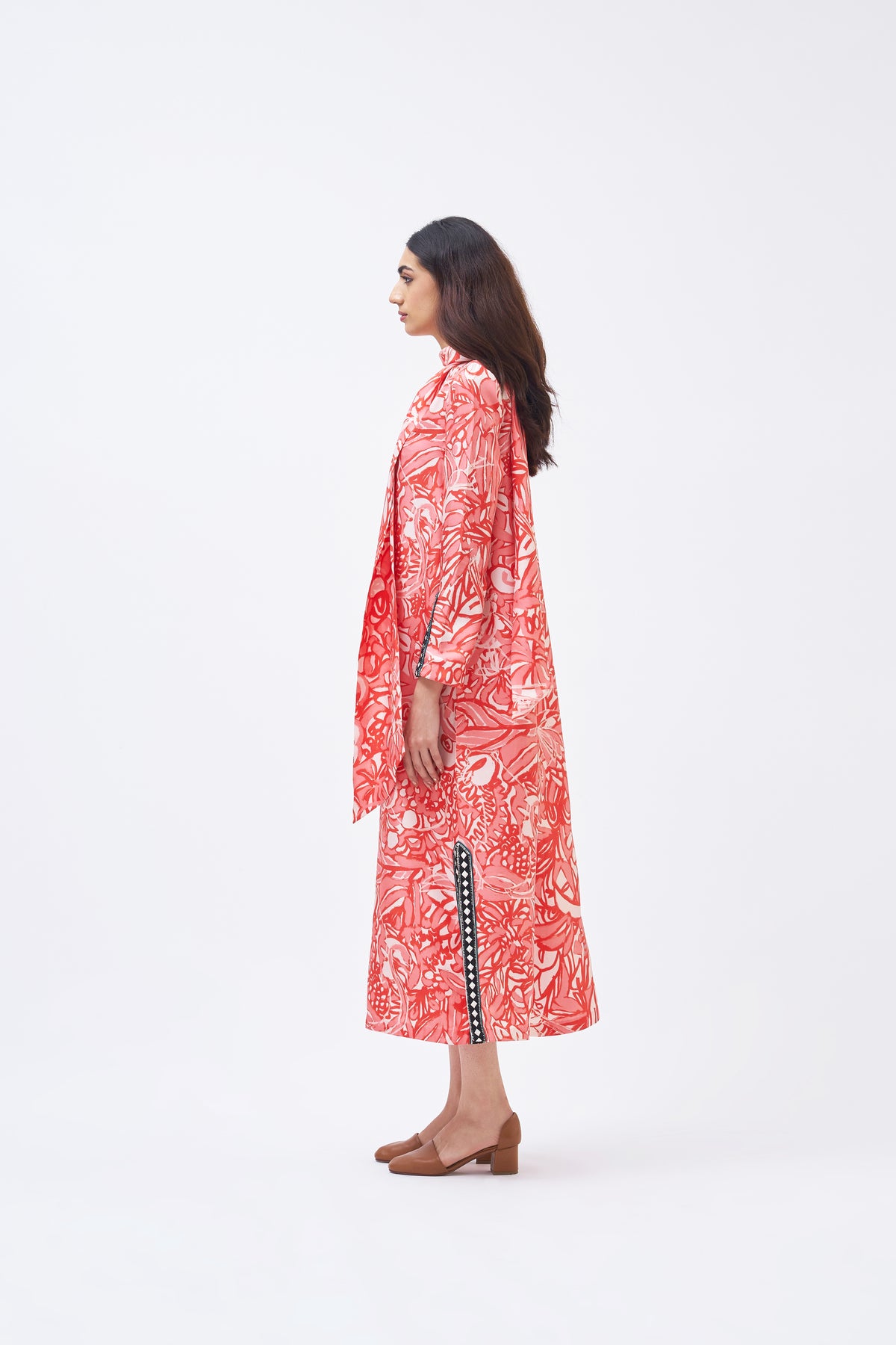 Masai Coral Pink Kaftan Dress