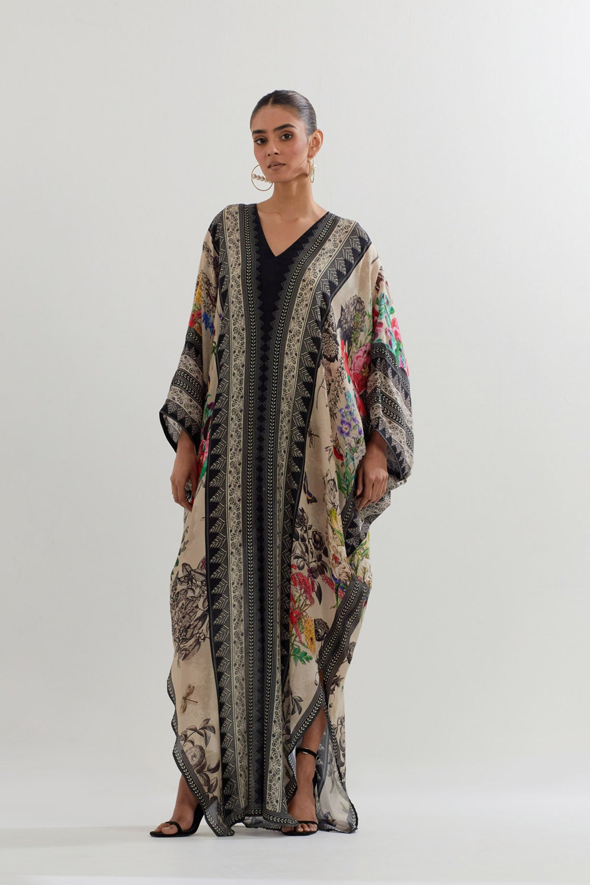 Botanical Printed Kaftan