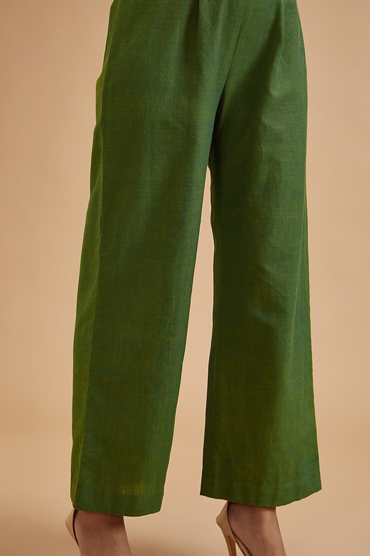 Basil Green Wide Leg Pants