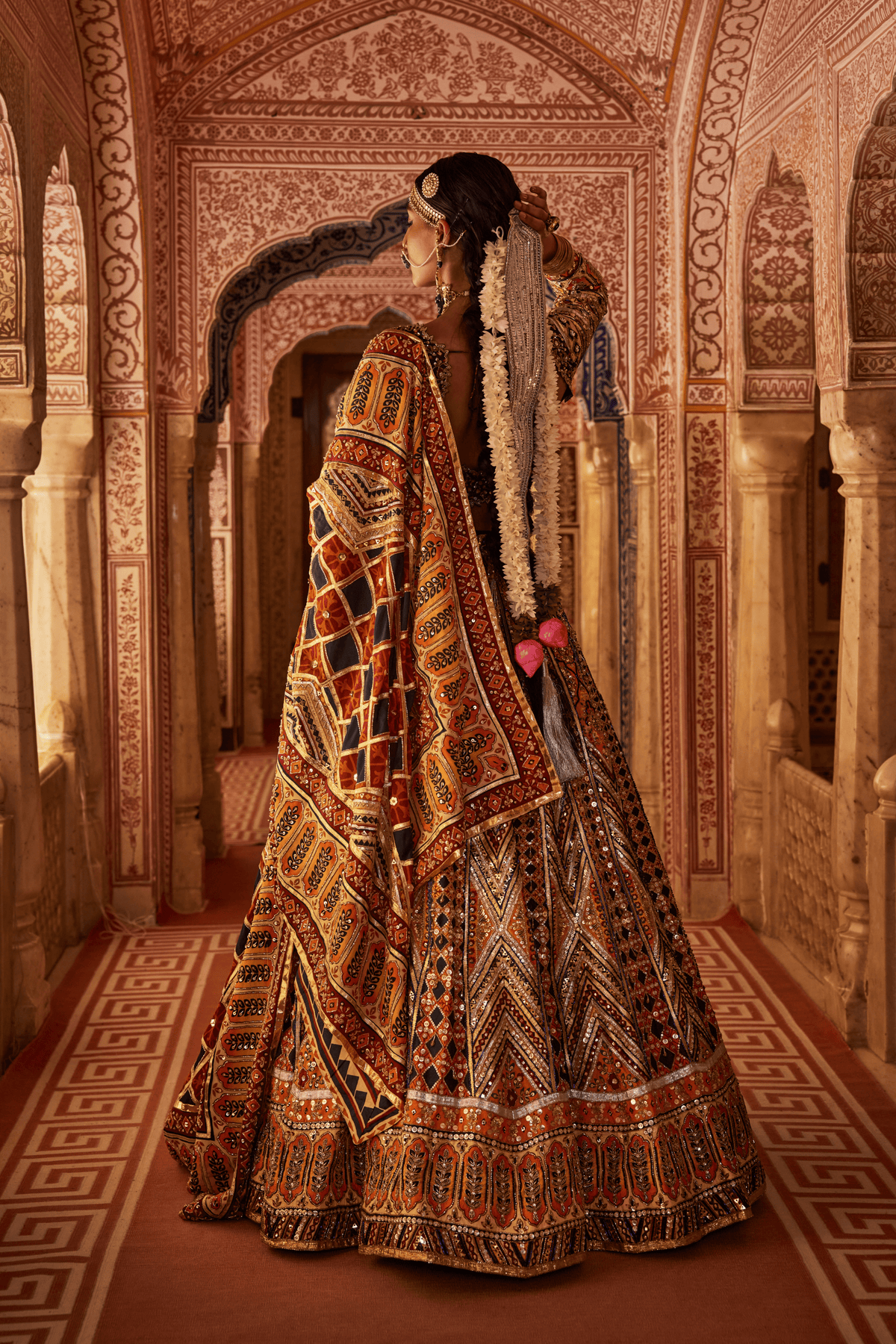 Beautifull Hand-embroidered Lehenga