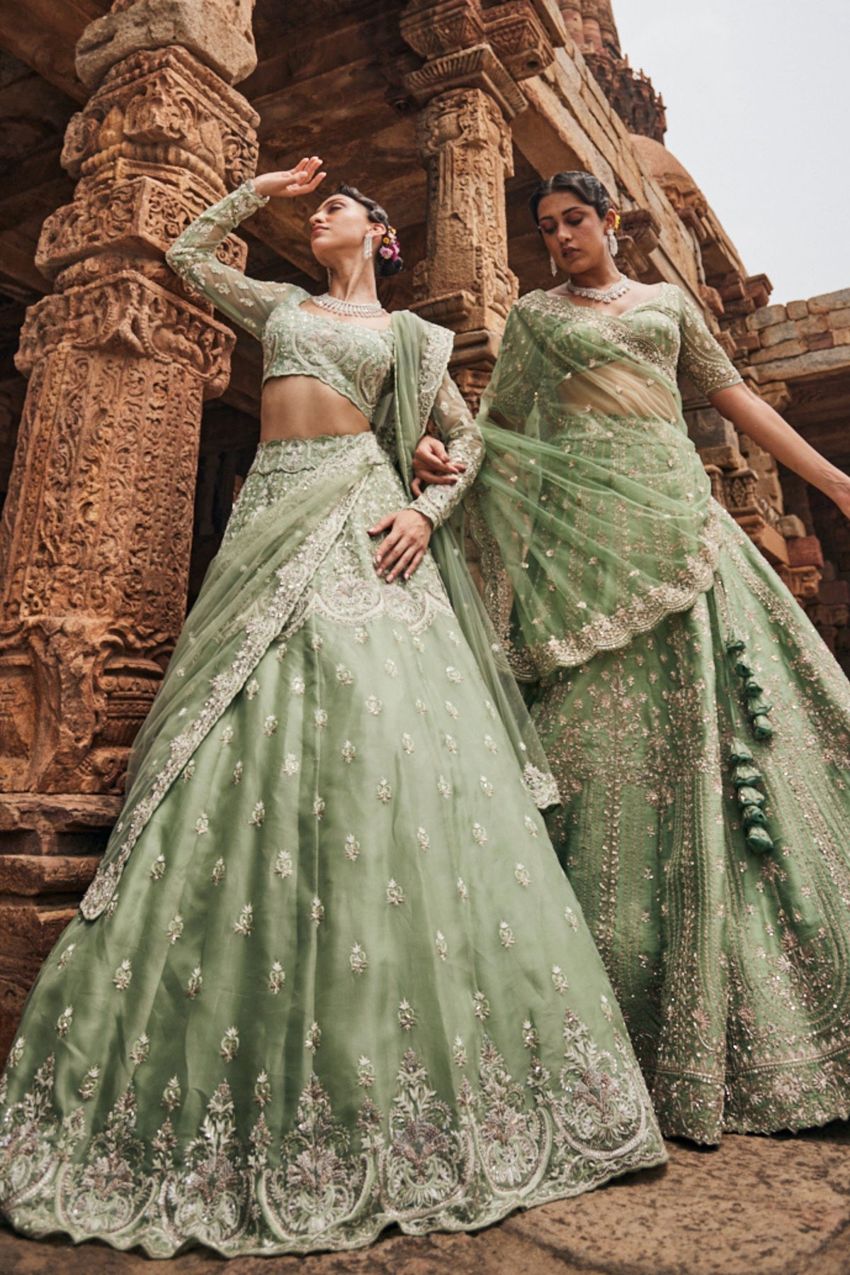 Pistacia Bridal Lehenga Set