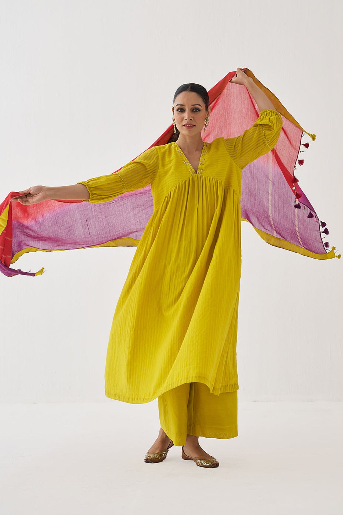 Yellow Kurta Set