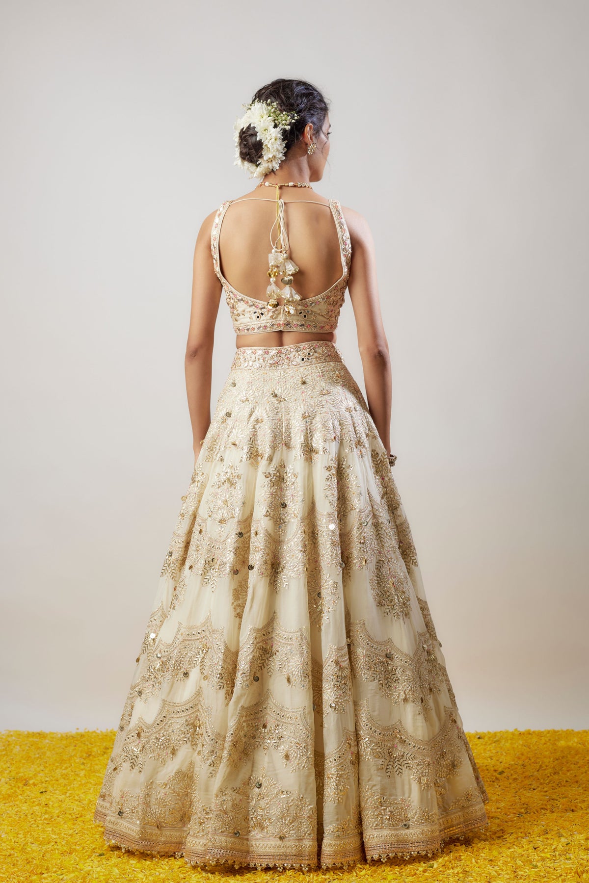 Karishma Ivory Lehenga Set