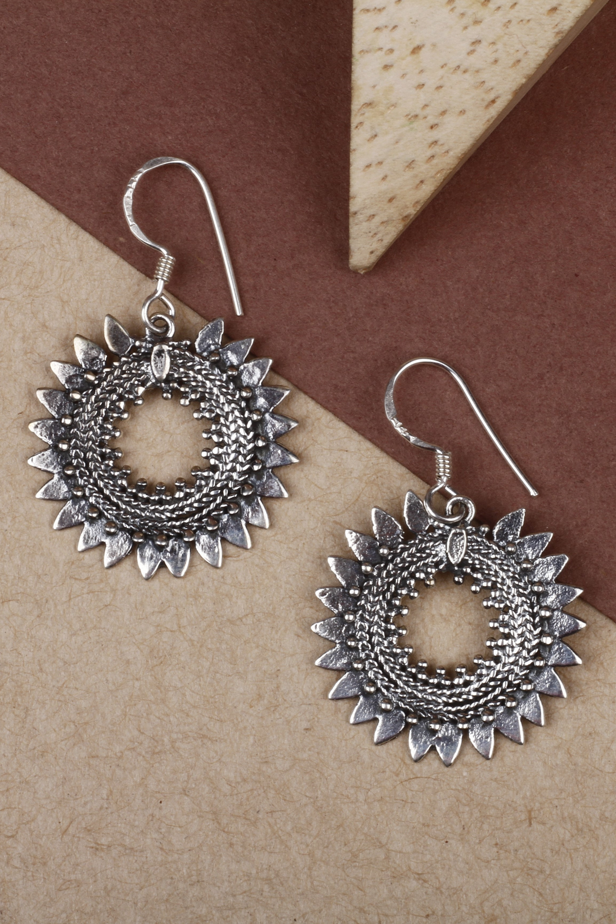 Aasira  Silver Earrings