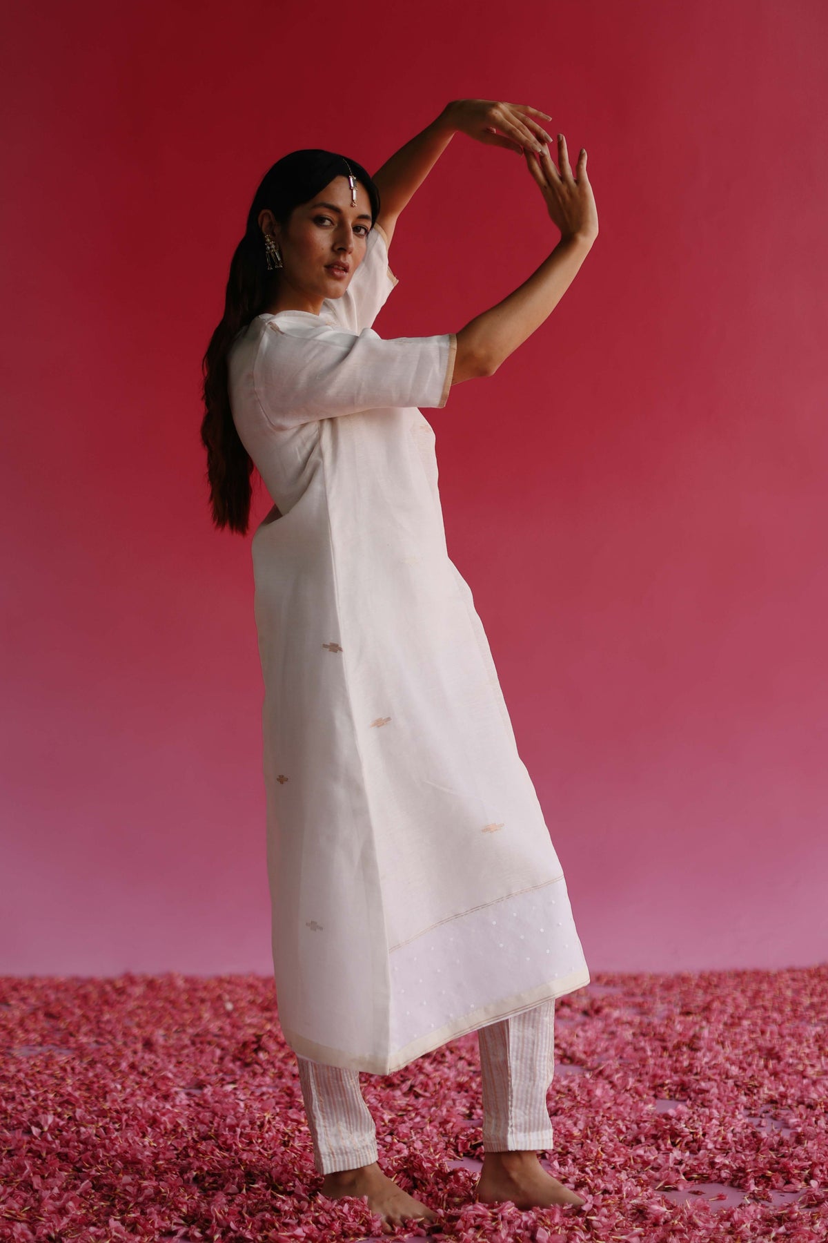 Mogra Off White Kurta