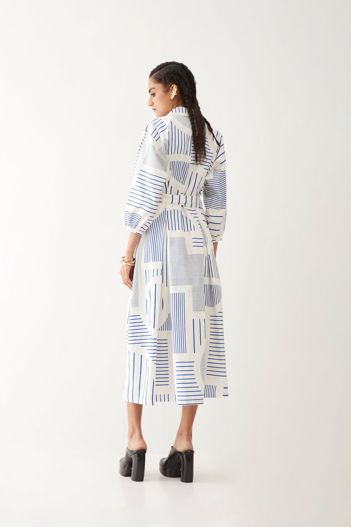 Mara Dress With Reflection Print