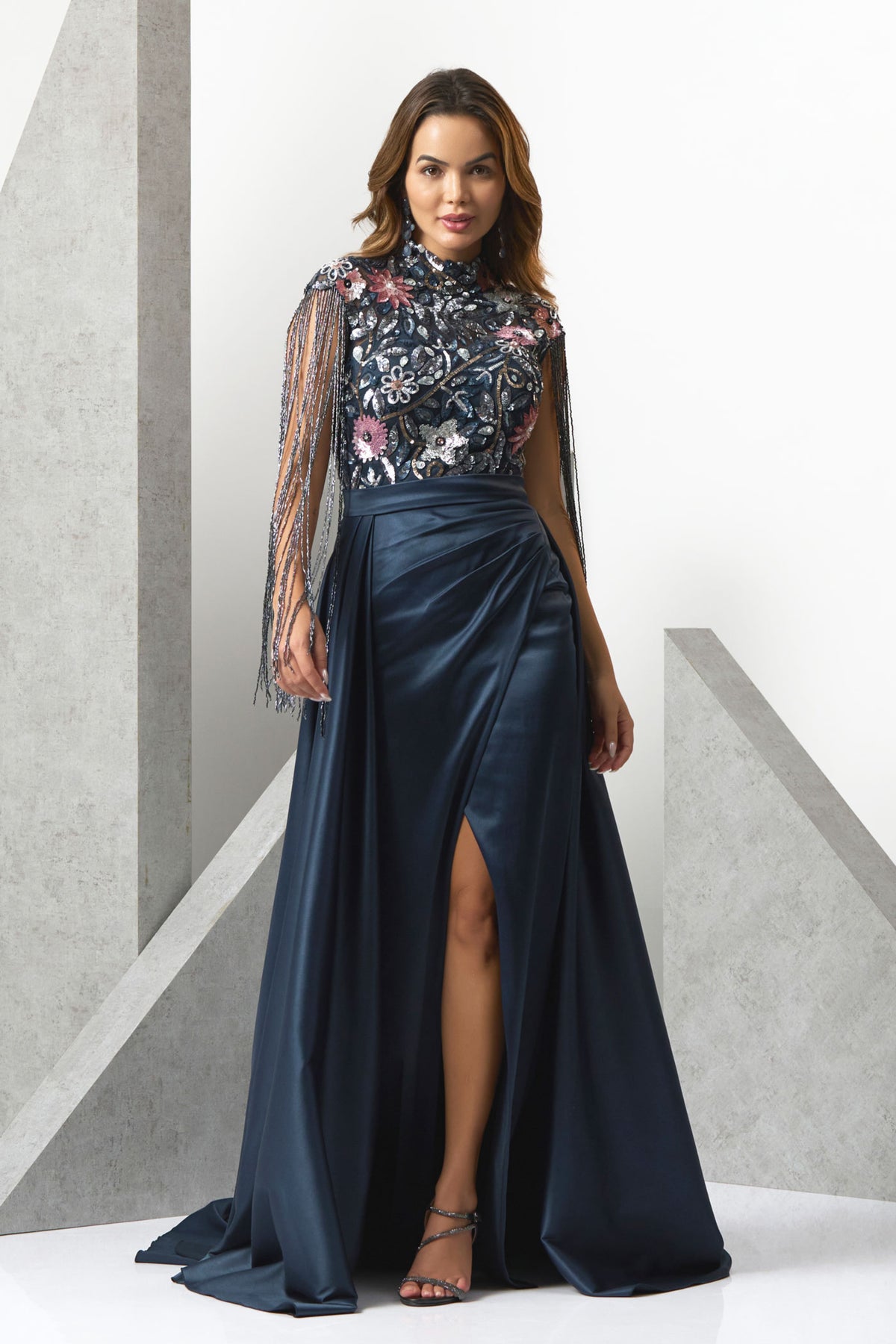 Princess Allure Deep Blue Gown