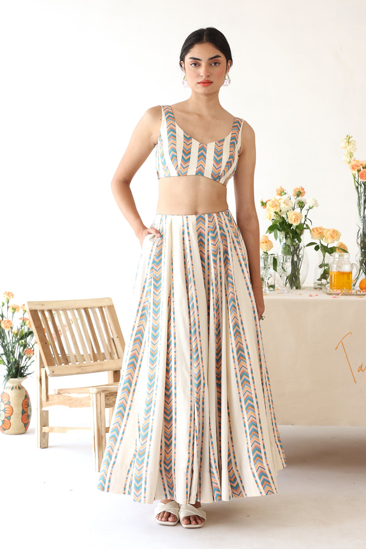 Spectrum Lehenga