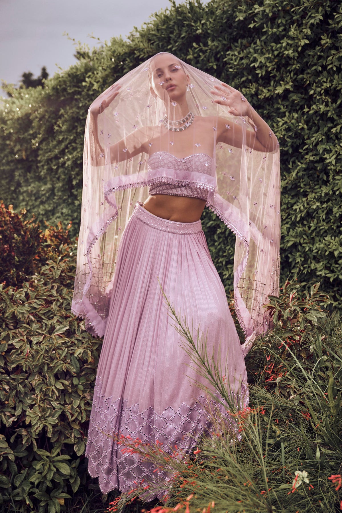 Lilac Lehenga Set