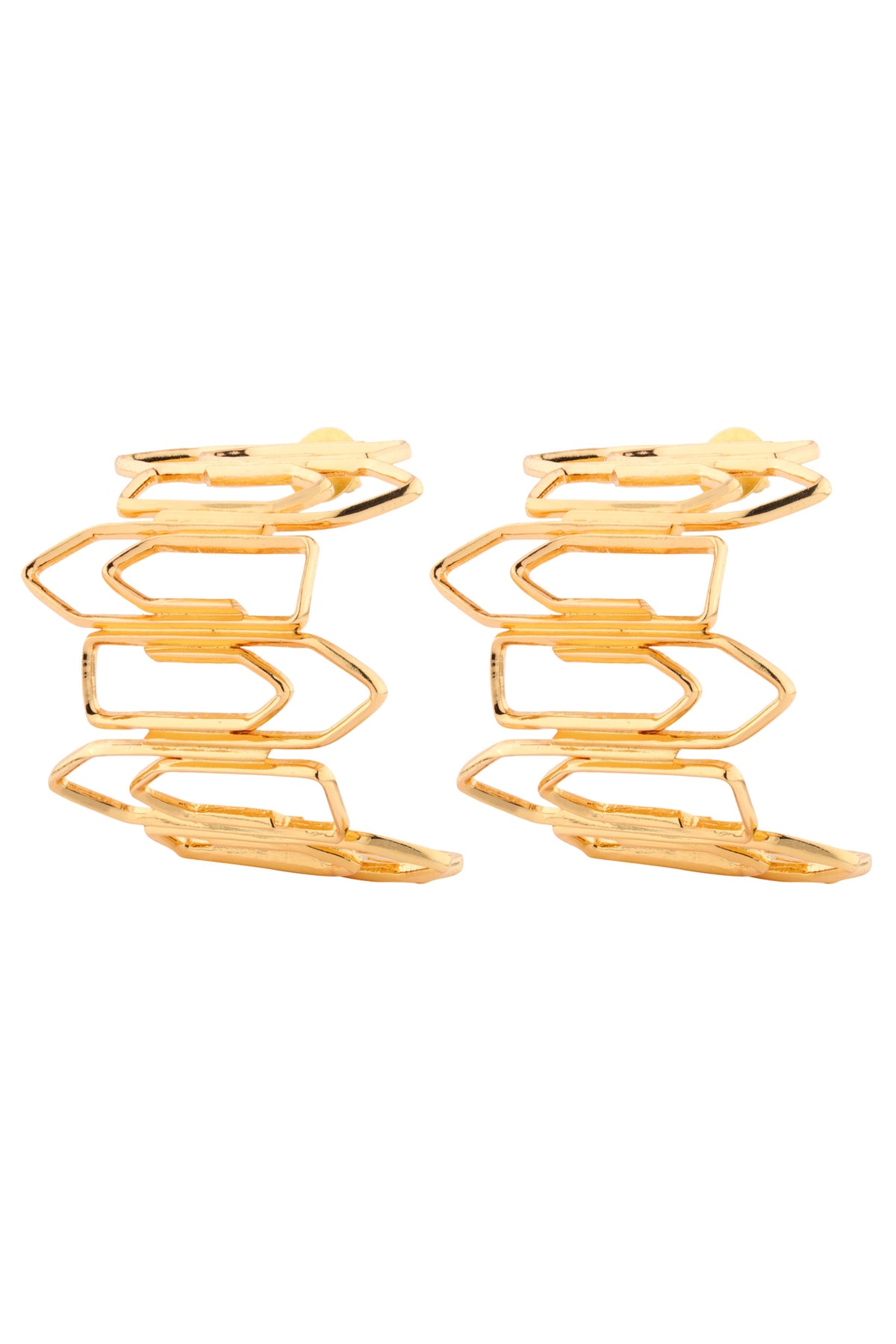 Golden Bundle Hoops Earring