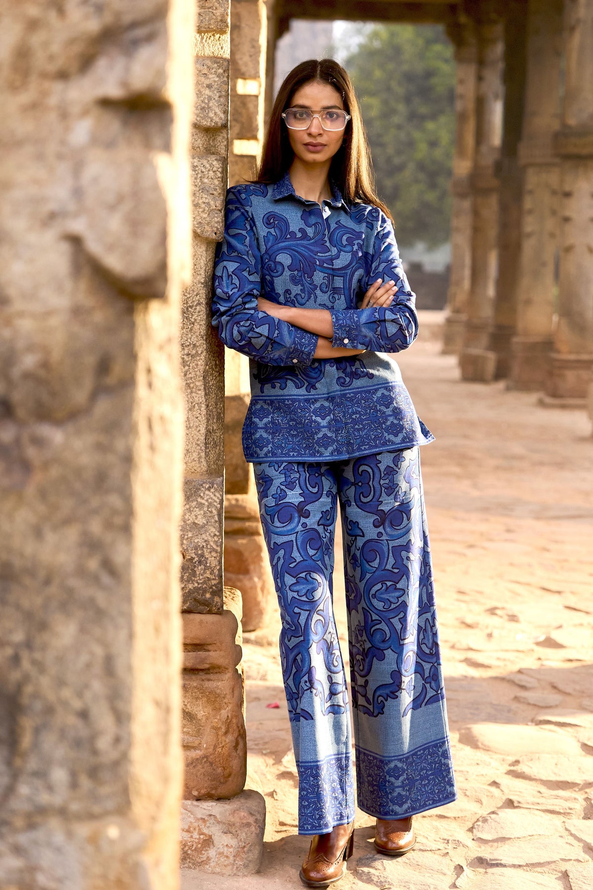 Denim Printed Shirt