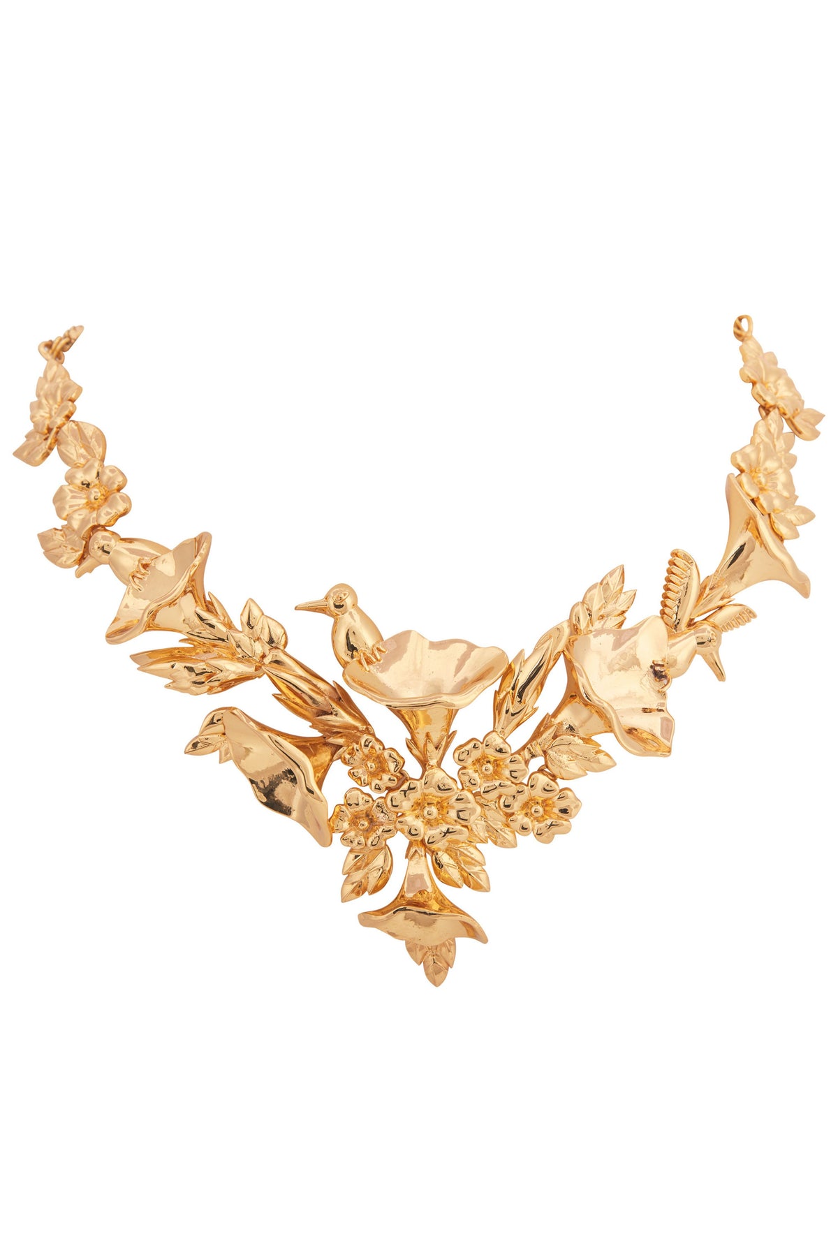 Yellow gold sylva necklace