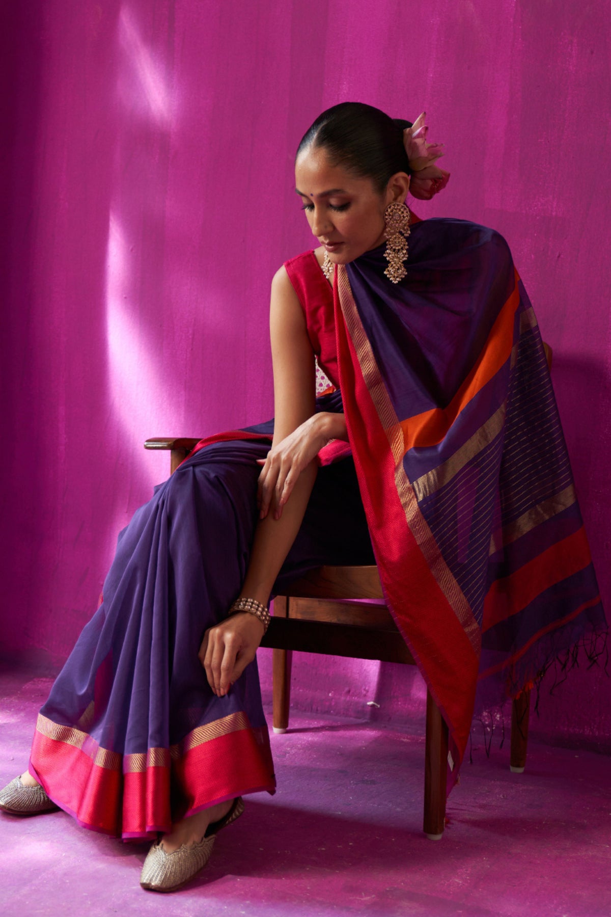 Mohini Purple Saree