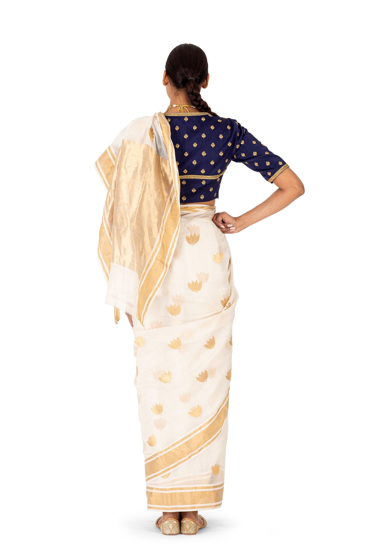 Lhasu Chanderi Silk Saree