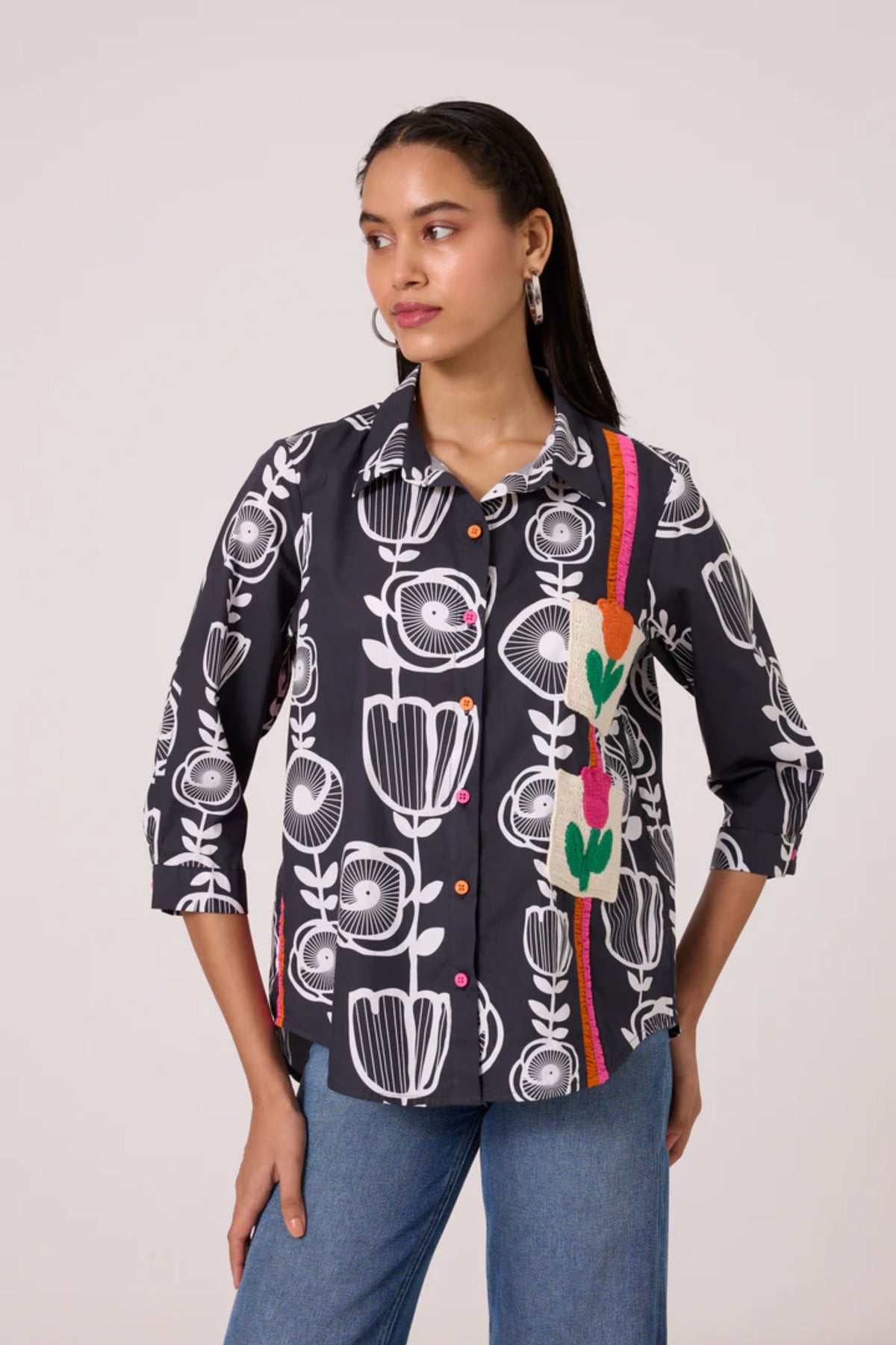 Sofie Floral Printed Shirt